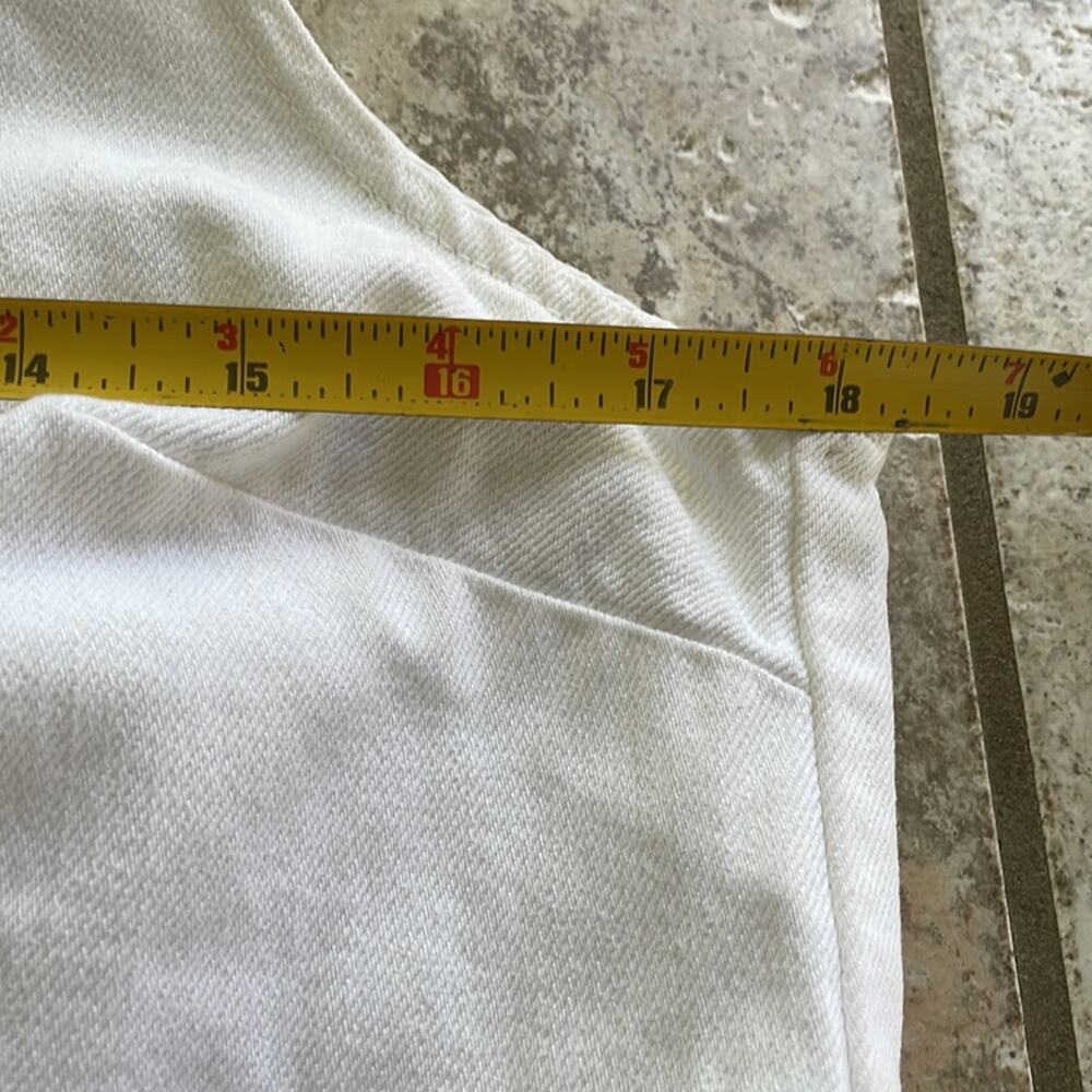 J.Crew Denim Shift Dress in White - Picture 9 of 12